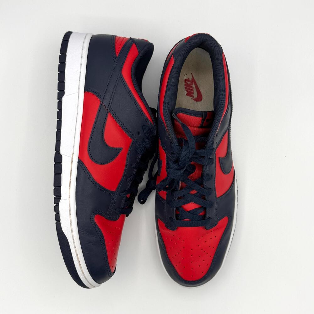Nike Dunk Low Retro DV0833-601 University Red Obsidian Men's Size 12 Streetwear